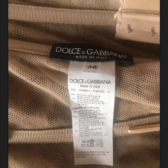 DOLCE & GABBANA Leopard Print Ruched Midi Dress - Picture 8 of 8